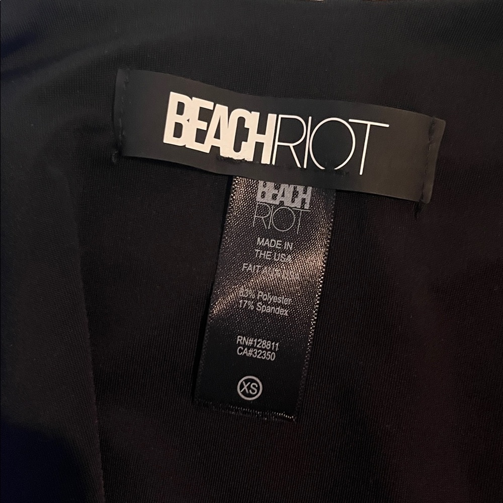 NWOT Beach Riot | Mia One Piece Swimsuit XS Multicolor Leopard Beach‎ Resortwear - Picture 9 of 10